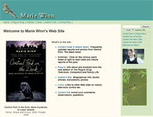 Tablet Screenshot of mariewinn.com